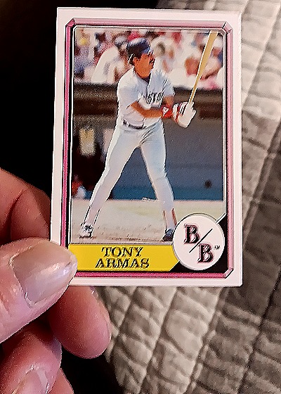 1987 Topps Boardwalk and Baseball #15 Tony Armas — front