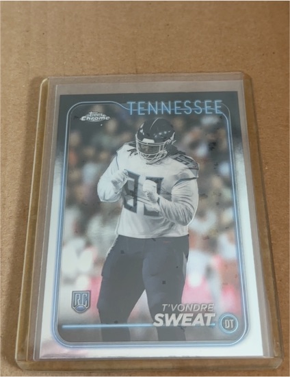 2024 Topps Chrome #266 T'Vondre Sweat — front
