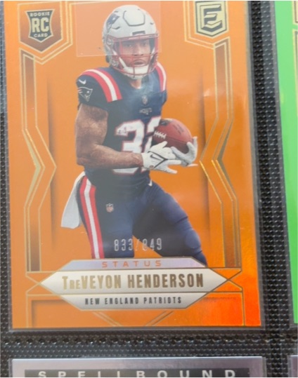 2024 Panini Status #833 TreVeyon Henderson — front