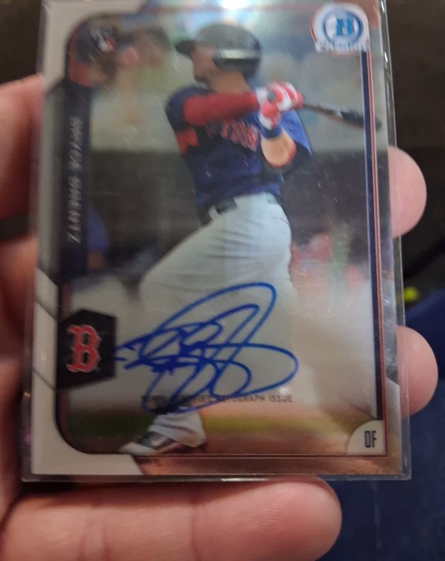 2021 Bowman Chrome #BCA-BD Bobby Dalbec — front