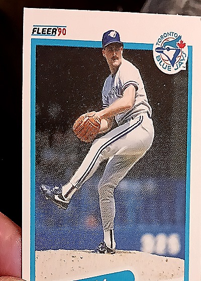 1990 Fleer #93 Dave Stieb — front