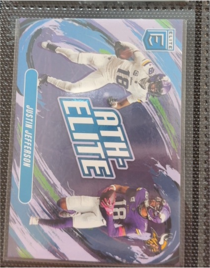 2025 Panini Donruss Elite Ath-Elite #18 Justin Jefferson — front
