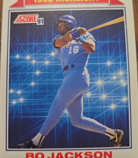 1991 Score #420 Bo Jackson — front