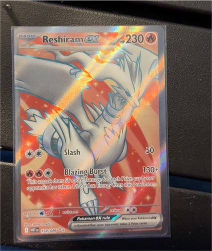 2023 Pokémon Scarlet Violet #158 Reshiram ex — front