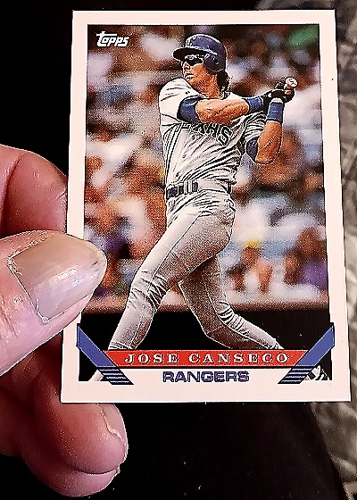 1993 Topps #500 Jose Canseco — front