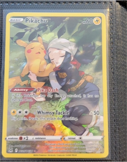 2022 Pokémon Lost Origin #TG05 Pikachu — front