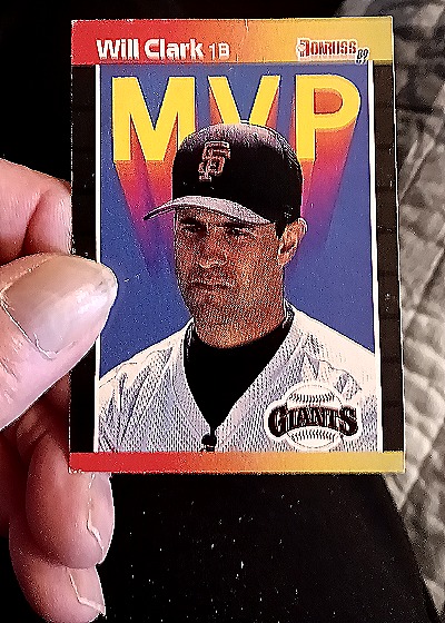 1989 Donruss MVP #BC-22 Will Clark — front