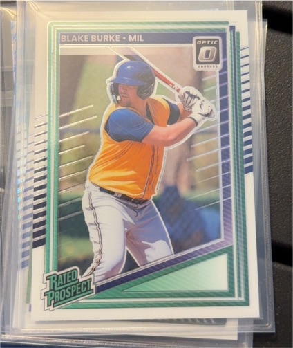 2025 Panini Donruss Optic #179 Blake Burke — front