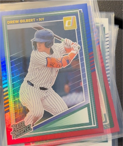 2025 Donruss Rated Prospect #157 Drew Gilbert — front
