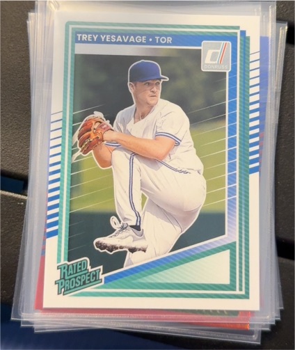 2025 Panini Donruss #163 Trey Yesavage Rated Prospect — front