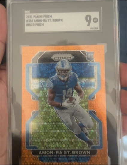 2021 Panini Prizm #358 Amon-Ra St. Brown — front