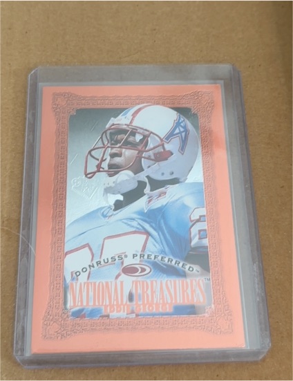 1997 Donruss Preferred National Treasures #125 Eddie George — front