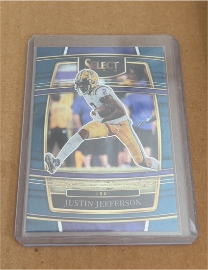 2022 Panini Select Draft Picks #49 Justin Jefferson — front