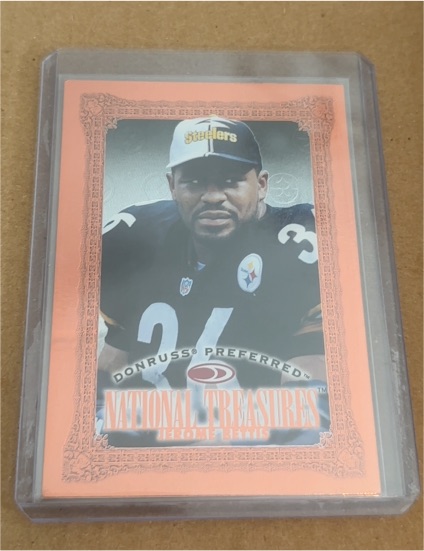 1997 Donruss Preferred National Treasures #123 Jerome Bettis — front