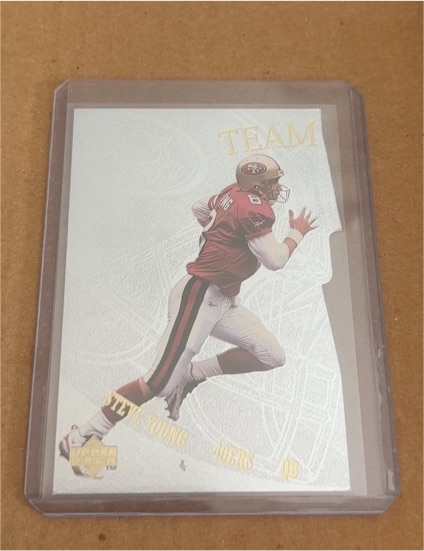 1997 Upper Deck Team Mates #TM51 Steve Young — front