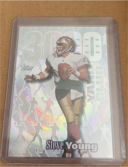 1999 Topps 3000 Yard Club #AM20 Steve Young — front