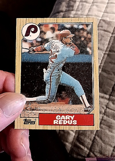 1987 Topps #42 Gary Redus — front