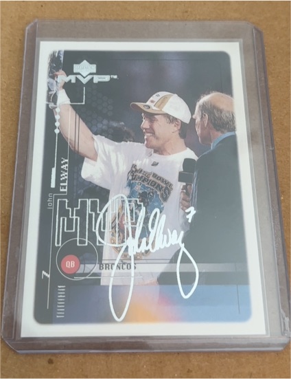 1999 Upper Deck MVP #58 John Elway Denver Broncos — front