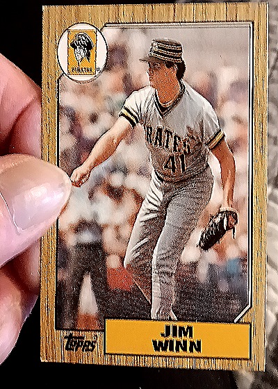 1987 Topps #262 Jim Winn — front