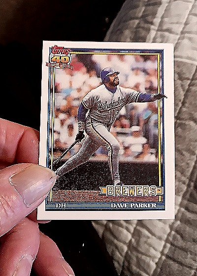 1991 Topps #235 Dave Parker — front