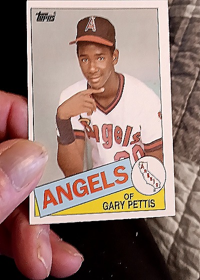 1985 Topps #497 Gary Pettis — front