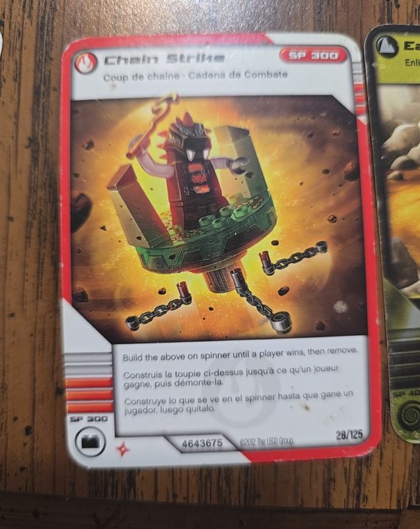 2012 LEGO Ninjago Masters of Spinjitzu #28 Chain Strike — front