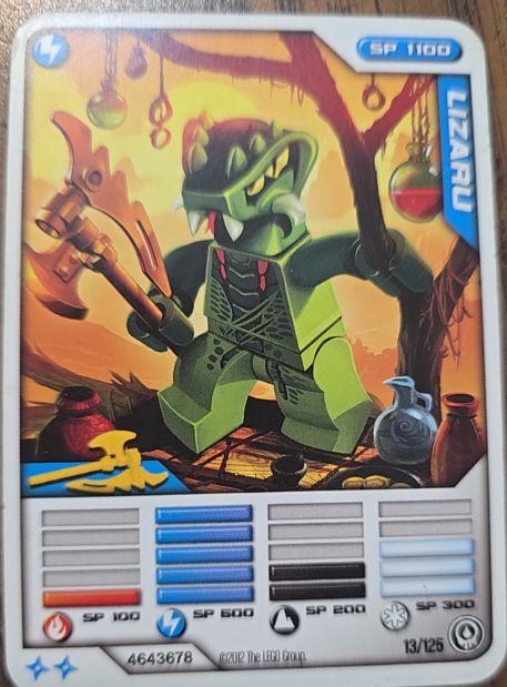 2012 LEGO Ninjago Masters of Spinjitzu #13 Lizaru — front