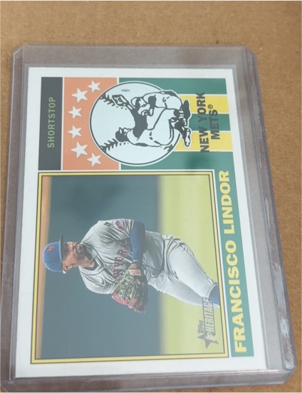 2025 Topps Heritage #76PI-24 Francisco Lindor 1976 Player Icons — front