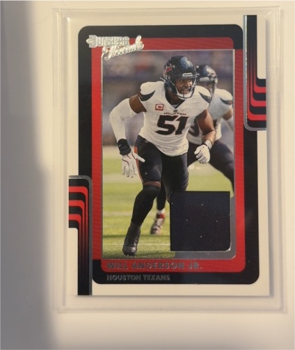 2025 Panini Donruss Threads #DTH-WAJ Will Anderson Jr. — front