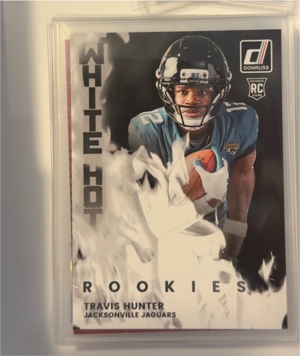 2025 Donruss #WHR-TVH Travis Hunter White Hot Rookies — front