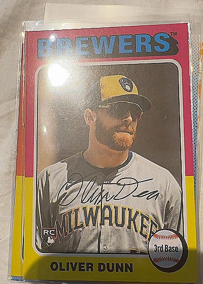 2024 Topps Heritage #653 Oliver Dunn — front