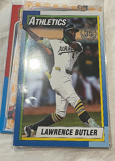 2025 Topps Series 2 1990 35th Anniversary #90B2-36 Lawrence Butler Athletics — front