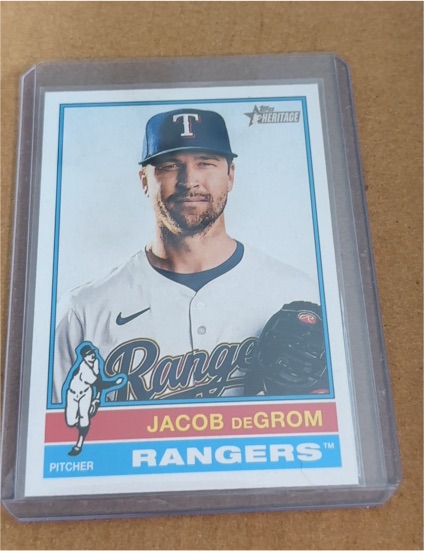 2025 Topps Heritage #279 Jacob deGrom — front