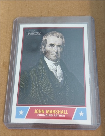 2025 Topps Heritage #NS-16 John Marshall Founding Father — front