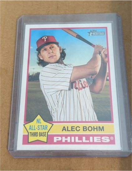 2025 Topps Heritage #240 Alec Bohm — front