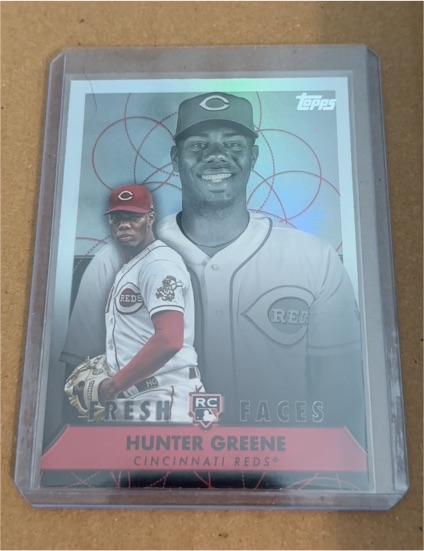 2022 Topps Fresh Faces #FF-10 Hunter Greene — front