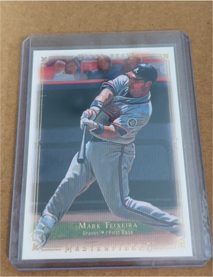 2008 Upper Deck Masterpieces #109 Mark Teixeira — front