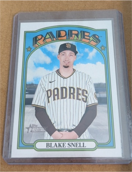 2021 Topps Heritage #669 Blake Snell — front