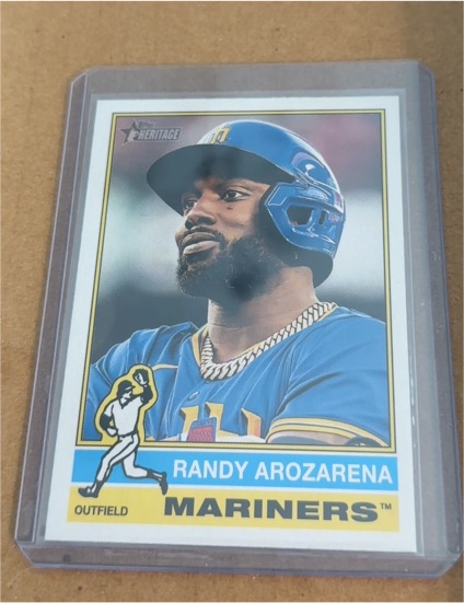 2025 Topps Heritage #44 Randy Arozarena — front