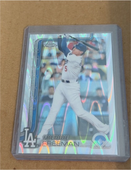 2025 Topps Chrome #23 Freddie Freeman — front