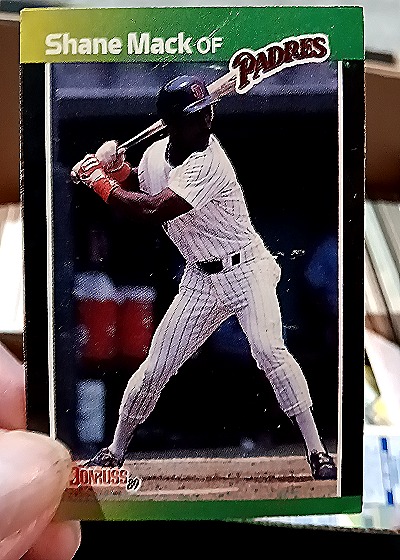 1989 Donruss #538 Shane Mack — front