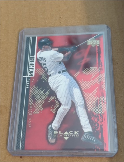 2000 Upper Deck Black Diamond #37 Frank Thomas — front