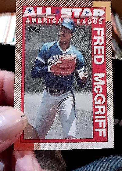 1990 Topps #385 Fred McGriff — front