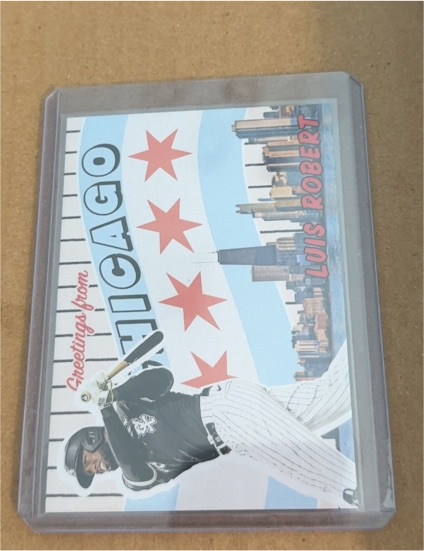 2022 Topps Archives #PC-12 Luis Robert Postcard — front