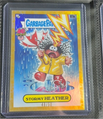 2025 Topps Garbage Pail Kids 40th Anniversary #87a Stormy Heather — front