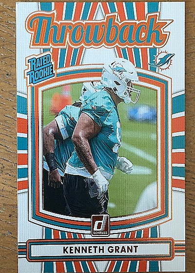 2025 Donruss #27 Kenneth Grant Throwback Rated Rookie — front
