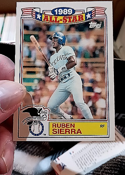 1989 Topps All-Star #8 Ruben Sierra — front