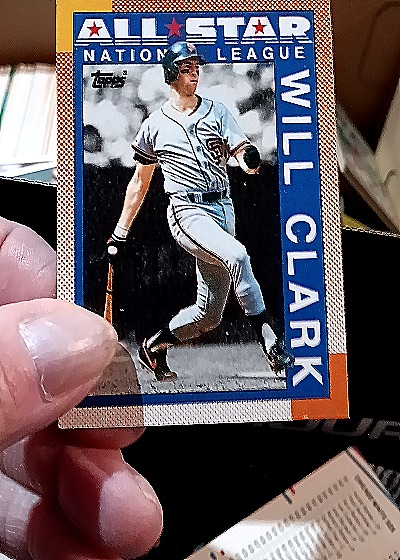1990 Topps #397 Will Clark — front