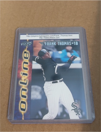 1998 Pacific Online #182 Frank Thomas — front
