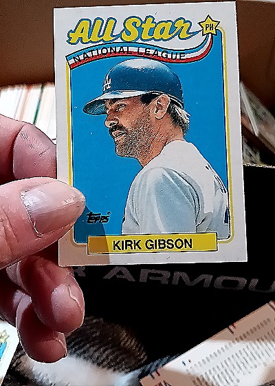 1989 Topps #396 Kirk Gibson — front